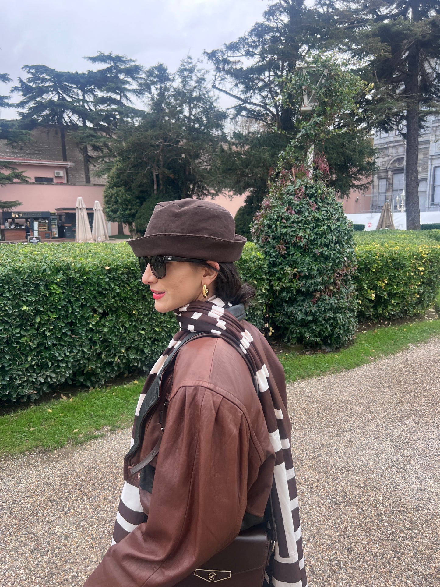 Brown Bucket Hat